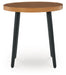 Horizon Hall - Round End Table - Two-tone Brown – End Tables by Signature Design by Ashley® at Furniture Wholesale Plus , Nashville furniture store