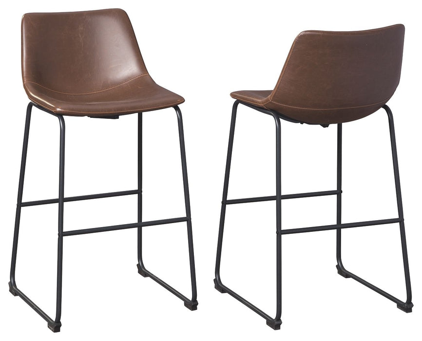 Centiar - Upholstered Barstool (Set of 2) – Stool Sets by Signature Design by Ashley® at Furniture Wholesale Plus , Nashville furniture store