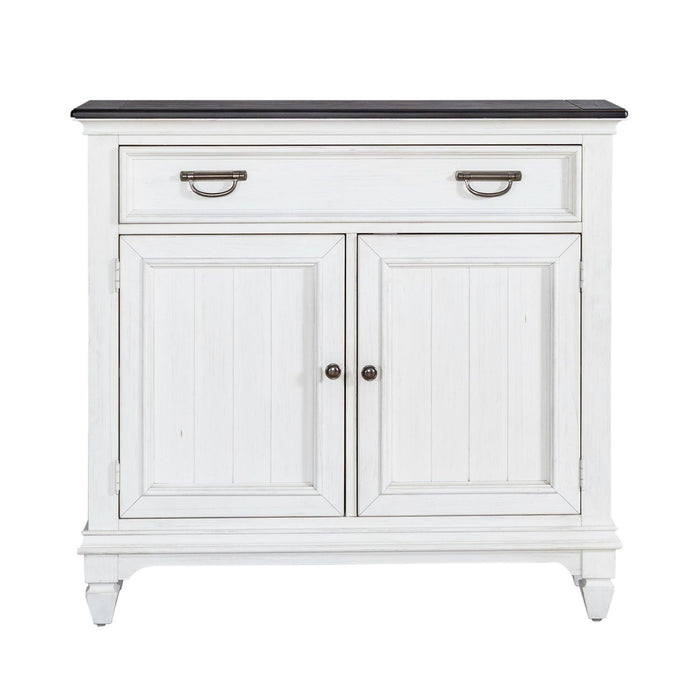 Allyson Park - Accent Hall Console - Wirebrushed White / Charcoal – Console Tables by Liberty Furniture at Furniture Wholesale Plus , Nashville furniture store