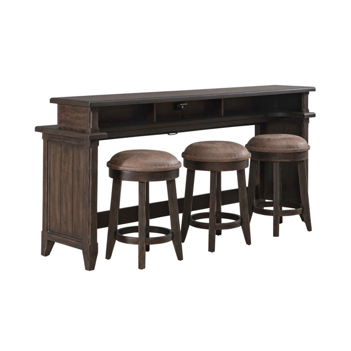 Paradise Valley - 4 Piece Living Room Set - Saddle Brown – 4 Piece Living Room Sets by Liberty Furniture at Furniture Wholesale Plus , Nashville furniture store