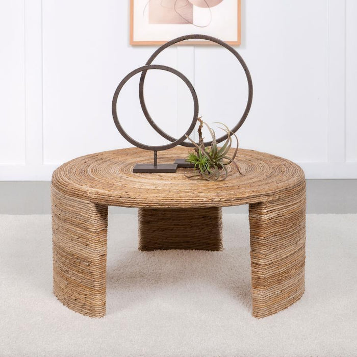 Artina - Woven Rattan Round Table – End Tables by Coaster Fine Furniture at Furniture Wholesale Plus , Nashville furniture store