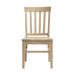 Lakeview - Slat Back Side Chair (Set of 2) - Natural Finish – Chair Sets by Elements International at Furniture Wholesale Plus , Nashville furniture store