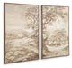 Stormish - Wall Art Set (Set of 2) - Beige / Brown – Canvas Art Sets by Signature Design by Ashley® at Furniture Wholesale Plus , Nashville furniture store