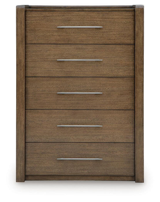 Marxmore - Five Drawer Chest - Brown – Accent Chests by Benchcraft® at Furniture Wholesale Plus , Nashville furniture store