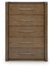 Marxmore - Five Drawer Chest - Brown – Accent Chests by Benchcraft® at Furniture Wholesale Plus , Nashville furniture store