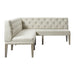 Peyton - Sectional Sofa Dining Set - Gray – Upholstered Benches by Elements International at Furniture Wholesale Plus , Nashville furniture store