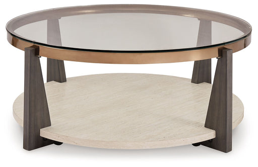 Frazwa - Round Cocktail Table - Multi – Coffee Tables by Signature Design by Ashley® at Furniture Wholesale Plus , Nashville furniture store