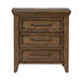 Carolina Park - Nightstand With Charging Station - Amber Brown – Nightstands w/ Charging Stations by Liberty Furniture at Furniture Wholesale Plus , Nashville furniture store