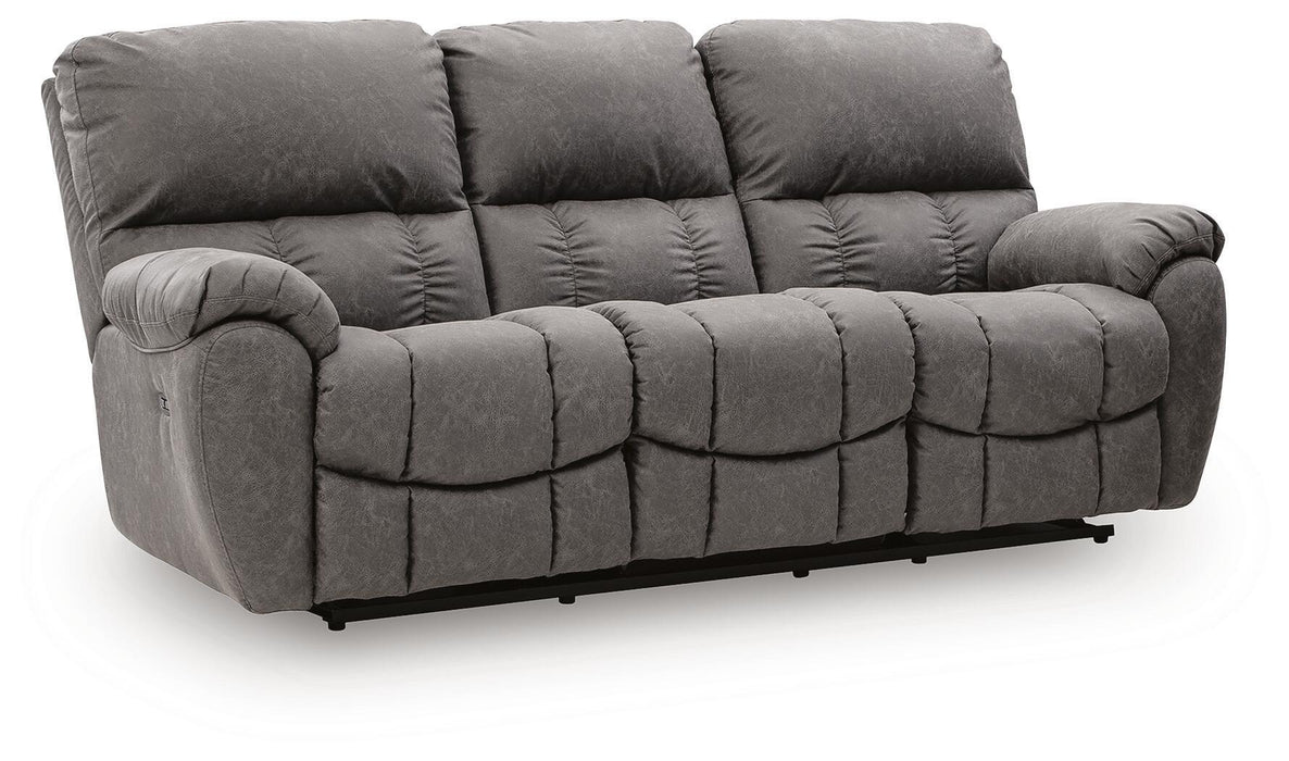Bakerstein - Power Reclining Sofa With Adjustable Headrest - Galaxy – Reclining Sofas by Signature Design by Ashley® at Furniture Wholesale Plus , Nashville furniture store