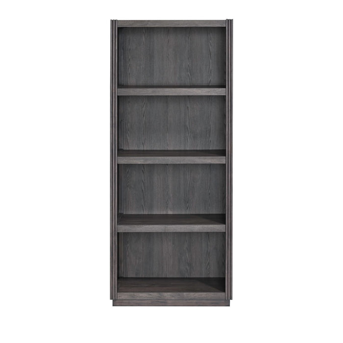 Modern Edge - Bunching Bookcase - Caffe – Standard Bookcases by Liberty Furniture at Furniture Wholesale Plus , Nashville furniture store