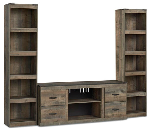 Trinell - 3-Piece Entertainment Center - Brown – Entertainment Centers by Signature Design by Ashley® at Furniture Wholesale Plus , Nashville furniture store