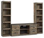 Trinell - 3-Piece Entertainment Center - Brown – Entertainment Centers by Signature Design by Ashley® at Furniture Wholesale Plus , Nashville furniture store