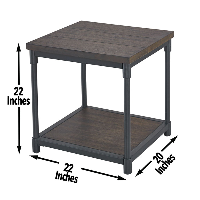 Prescott - End table - Brown – End Tables by Steve Silver Furniture at Furniture Wholesale Plus , Nashville furniture store
