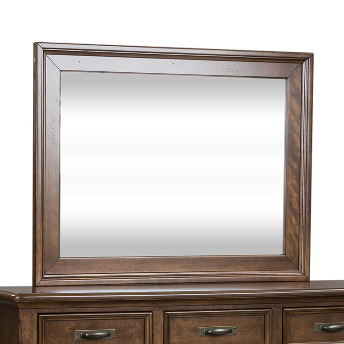 Saddlebrook - Mirror - Dark Brown – Mirrors by Liberty Furniture at Furniture Wholesale Plus , Nashville furniture store