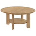 Ottowa - Round Wood Table With Shelf – End Tables by Coaster Fine Furniture at Furniture Wholesale Plus , Nashville furniture store