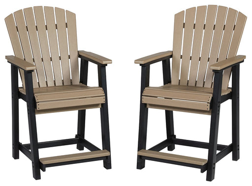 Fairen Trail - Black / Driftwood - Barstool (Set of 2) - Premium Stool Sets from Signature Design by Ashley® - Just $1078! Shop now at Furniture Wholesale Plus  We are the best furniture store in Nashville, Hendersonville, Goodlettsville, Madison, Antioch, Mount Juliet, Lebanon, Gallatin, Springfield, Murfreesboro, Franklin, Brentwood