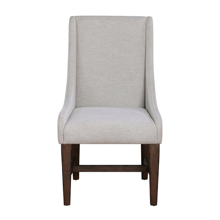 Auburn - Arm Chair (Set of 2) - White – Chair Sets by Steve Silver Furniture at Furniture Wholesale Plus , Nashville furniture store