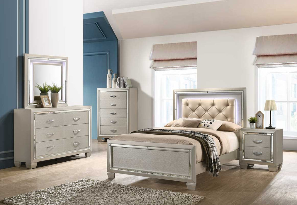 Platinum - Youth Platform Bedroom Set – 3 Piece Bedroom Sets by Elements International at Furniture Wholesale Plus , Nashville furniture store
