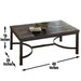 Ambrose - 3 Piece Table Set - Brown – Table Sets by Steve Silver Furniture at Furniture Wholesale Plus , Nashville furniture store