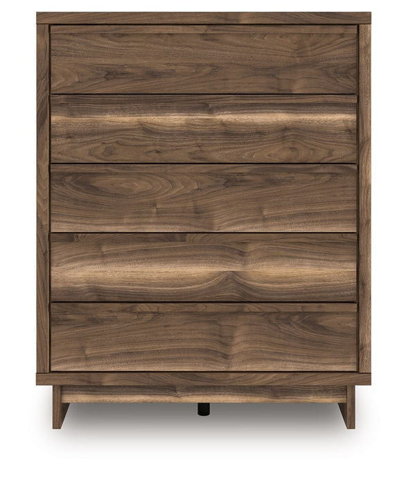 Chirason - Five Drawer Wide Chest - Brown – Accent Chests by Signature Design by Ashley® at Furniture Wholesale Plus , Nashville furniture store