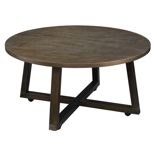 Industrial - 3 Piece Occasional Table Set - Brown – Table Sets by Elements International at Furniture Wholesale Plus , Nashville furniture store