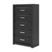 Stabotta - Five Drawer Chest - Black – Accent Chests by Signature Design by Ashley® at Furniture Wholesale Plus , Nashville furniture store