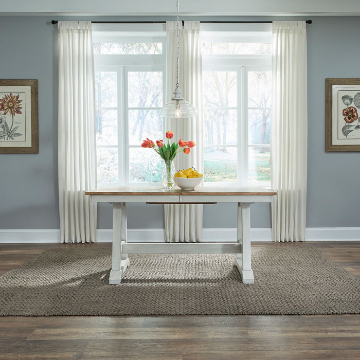 Lindsey Farm - Trestle Table – Dining Tables by Liberty Furniture at Furniture Wholesale Plus , Nashville furniture store