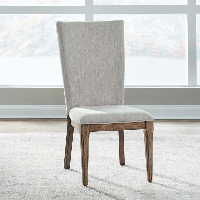 Carolina Park - Upholstered Side Chair - Amber Brown – Side Chairs by Liberty Furniture at Furniture Wholesale Plus , Nashville furniture store