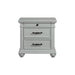 Slater - Nightstand With USB - Gray – Nightstands w/ Charging Stations by Elements International at Furniture Wholesale Plus , Nashville furniture store