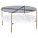 Jonelle - Round Glass Top Table – End Tables by CoasterEveryday at Furniture Wholesale Plus , Nashville furniture store