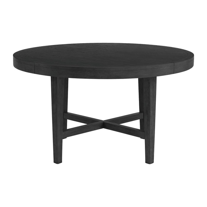 Versailles - Contemporary Round Dining Table - Black – Dining Tables by Elements International at Furniture Wholesale Plus , Nashville furniture store