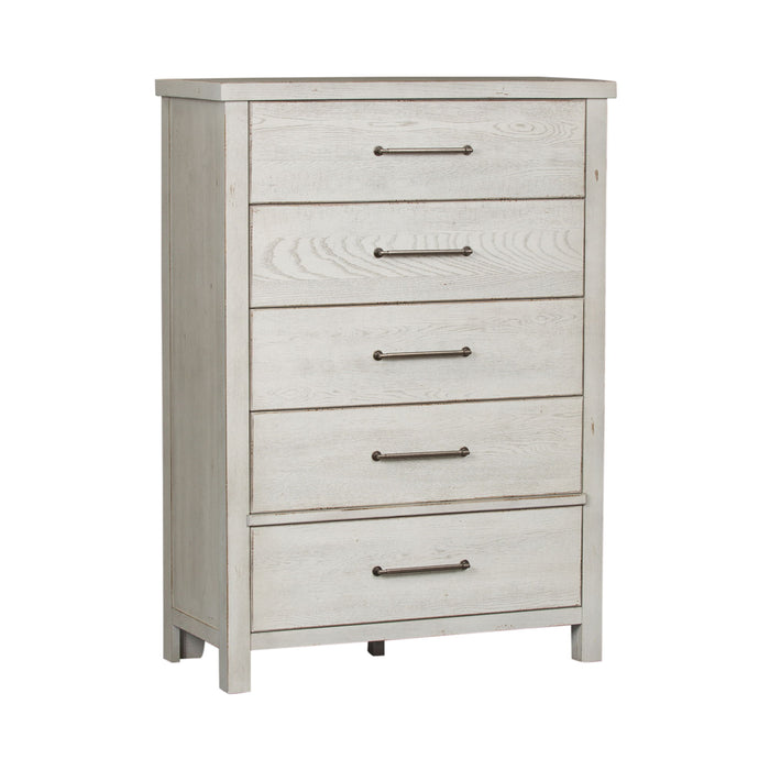 Modern Farmhouse - 5 Drawer Chest – Accent Chests by Liberty Furniture at Furniture Wholesale Plus , Nashville furniture store