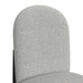 Portland - Round Back Barstool With Fabric (Set of 2) - Gray / Black – Stool Sets by Elements International at Furniture Wholesale Plus , Nashville furniture store