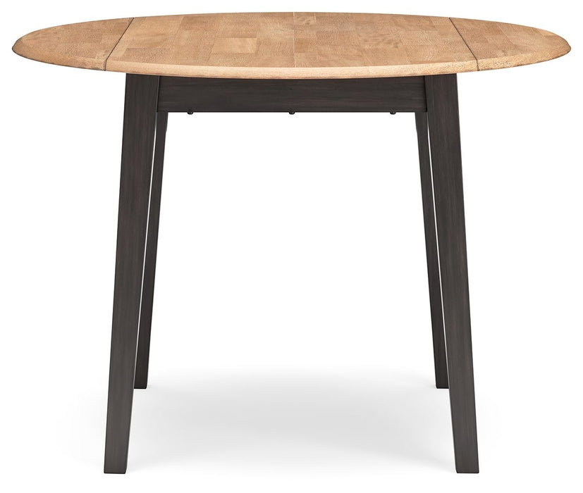 Gesthaven - Round Dining Room Drop Leaf Table – Dining Tables by Signature Design by Ashley® at Furniture Wholesale Plus , Nashville furniture store