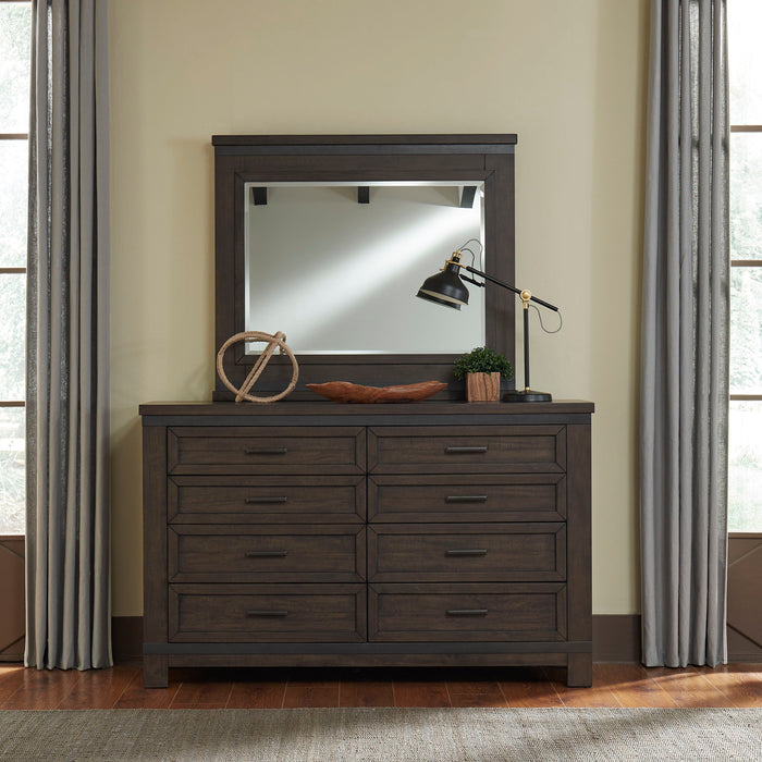 Thornwood Hills - Bookcase Bed, Dresser & Mirror – 3 Piece Bedroom Sets by Liberty Furniture at Furniture Wholesale Plus , Nashville furniture store