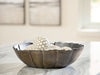 Aidman - Bowl - Black / Antique Gold Finish – Plates & Bowls by Signature Design by Ashley® at Furniture Wholesale Plus , Nashville furniture store