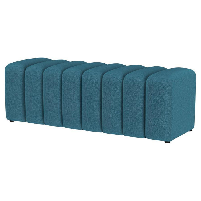 Summer - Fabric Upholstered Tufted Accent Bench - Premium Upholstered Benches from Coaster Fine Furniture - Just $309! Shop now at Furniture Wholesale Plus  We are the best furniture store in Nashville, Hendersonville, Goodlettsville, Madison, Antioch, Mount Juliet, Lebanon, Gallatin, Springfield, Murfreesboro, Franklin, Brentwood