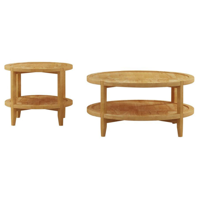 Camillo - Round Coffee And End Table Set – Table Sets by Coaster Fine Furniture at Furniture Wholesale Plus , Nashville furniture store
