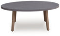 Harmony Headlands - Oval Cocktail Table - Natural / Gray – Coffee Tables by Signature Design by Ashley® at Furniture Wholesale Plus , Nashville furniture store