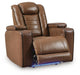 Gruaro - Power Recliner With Adjustable Headrest - Amber – Reclining Chairs by Signature Design by Ashley® at Furniture Wholesale Plus , Nashville furniture store