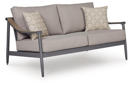 Ocean Beach - Loveseat With Cushion - Gray – Loveseats by Signature Design by Ashley® at Furniture Wholesale Plus , Nashville furniture store