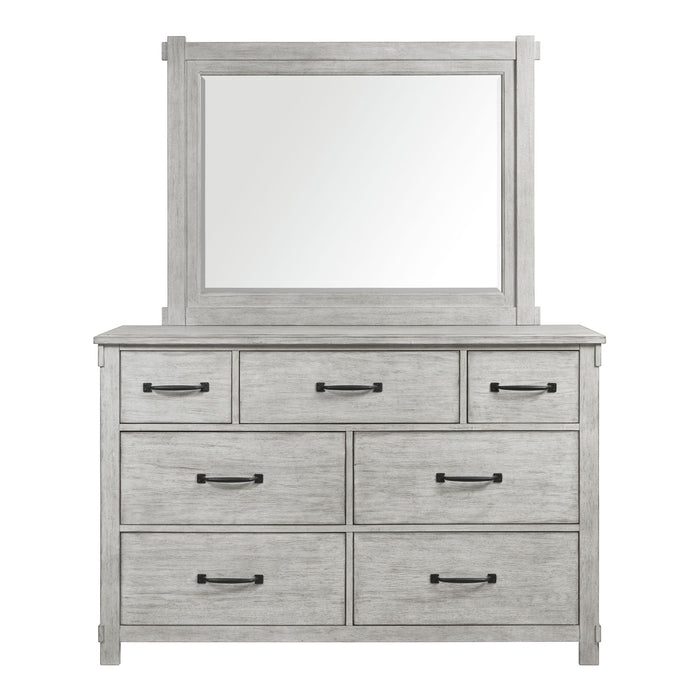 Scott - 7-Drawer Dresser With Mirror Set – Dresser & Mirror by Elements International at Furniture Wholesale Plus , Nashville furniture store