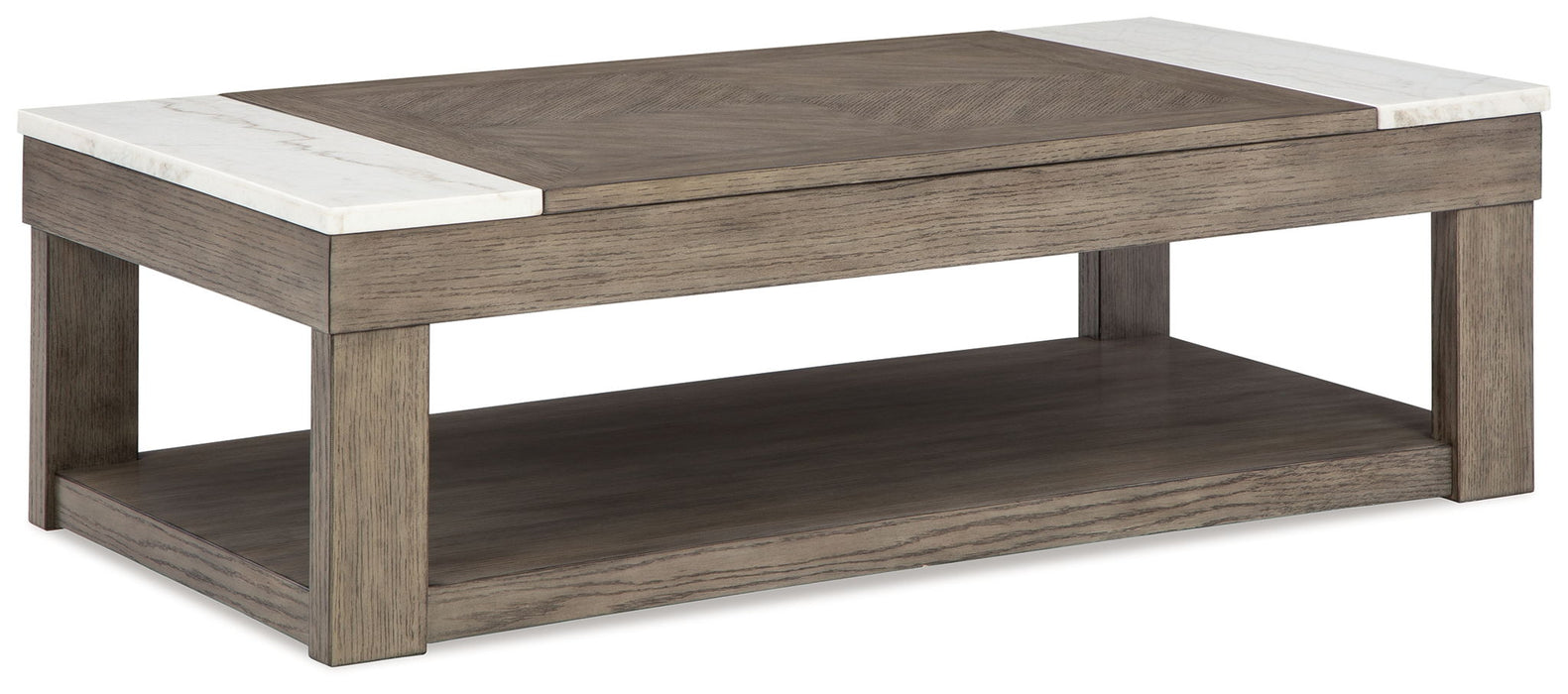 Loyaska - Lift Top Cocktail Table - Grayish Brown / White – Cocktail Tables by Signature Design by Ashley® at Furniture Wholesale Plus , Nashville furniture store