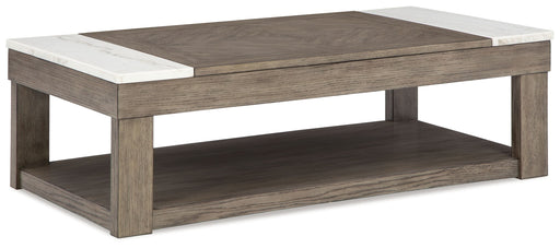 Loyaska - Lift Top Cocktail Table - Grayish Brown / White – Cocktail Tables by Signature Design by Ashley® at Furniture Wholesale Plus , Nashville furniture store