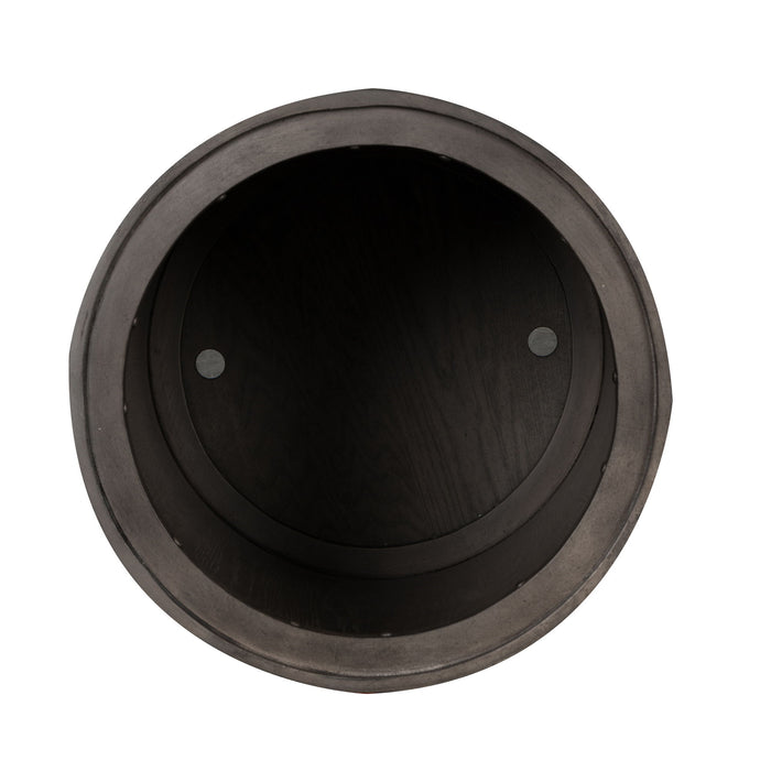 Modern Farmhouse - Drum End Table – End Tables by Liberty Furniture at Furniture Wholesale Plus , Nashville furniture store