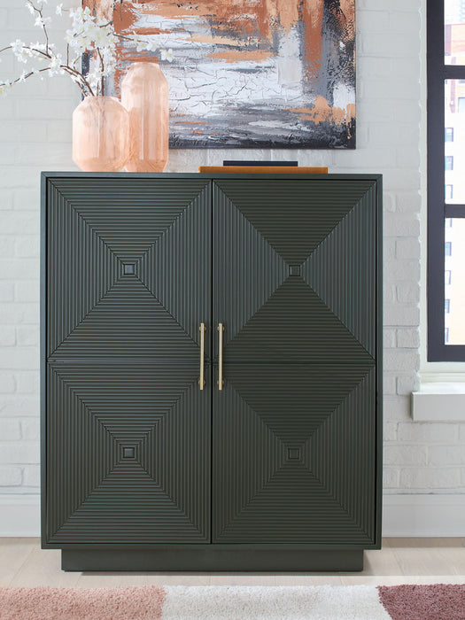 Geirwood - Accent Cabinet - Dark Green – Accent Cabinets by Signature Design by Ashley® at Furniture Wholesale Plus , Nashville furniture store