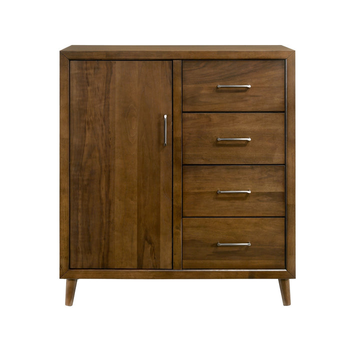 Malibu - 4-Drawer Chest - Walnut – Accent Chests by Elements International at Furniture Wholesale Plus , Nashville furniture store