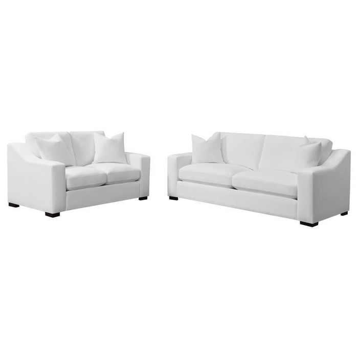 Ashlyn - Upholstered Sloped Arm Sofa Set - Premium Stationary Sofas & Loveseats from CoasterElevations - Just $2569! Shop now at Furniture Wholesale Plus  We are the best furniture store in Nashville, Hendersonville, Goodlettsville, Madison, Antioch, Mount Juliet, Lebanon, Gallatin, Springfield, Murfreesboro, Franklin, Brentwood