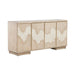Terrace - 4 Door Accent Cabinet - Gravel – Accent Cabinets by Liberty Furniture at Furniture Wholesale Plus , Nashville furniture store