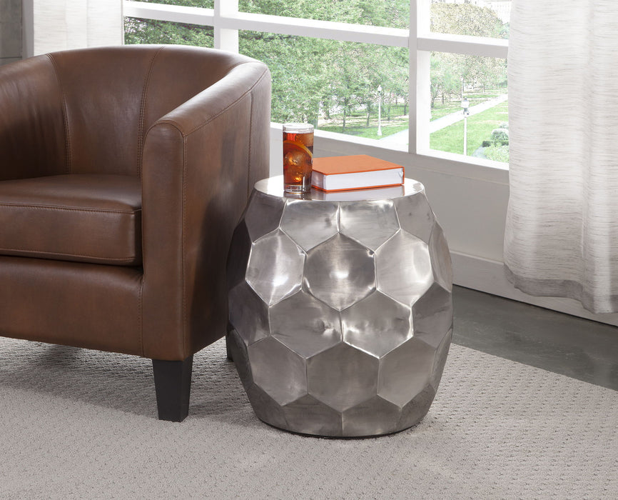 Stomp - Round End Table – End Tables by Steve Silver Furniture at Furniture Wholesale Plus , Nashville furniture store